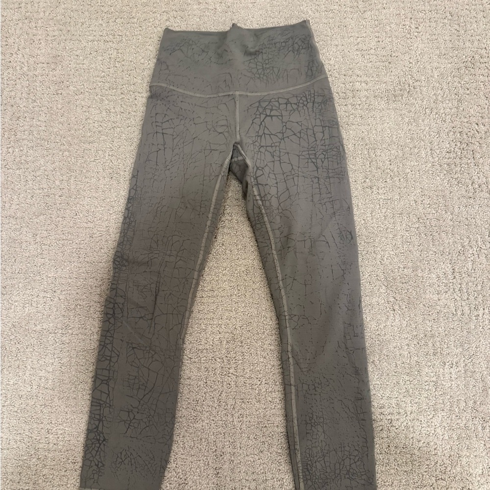 Lululemon Athletica Gray High-Waisted Leggings